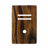 Placa p/ 2 Interruptores + furo 4x2 - Novara Ébano 